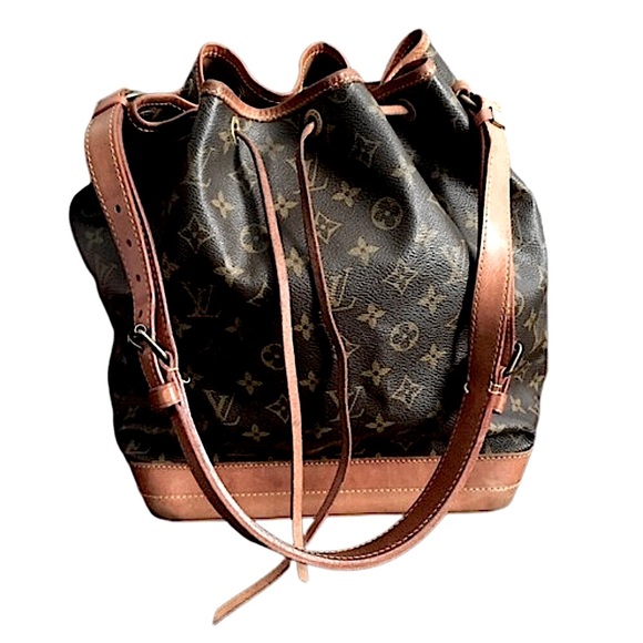 LOUIS VUITTON Monogram Noe GM Bucket Shoulder Bag with LV Dust Bag Authentic - Picture 17 of 17